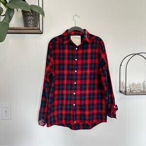 Cakeworthy Disney Flannel Snow White Long Sleeve Button Up Shirt Size Small